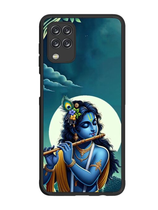 Krishna's Divine Flute Glossy Metal Phone Cover for Samsung Galaxy M12