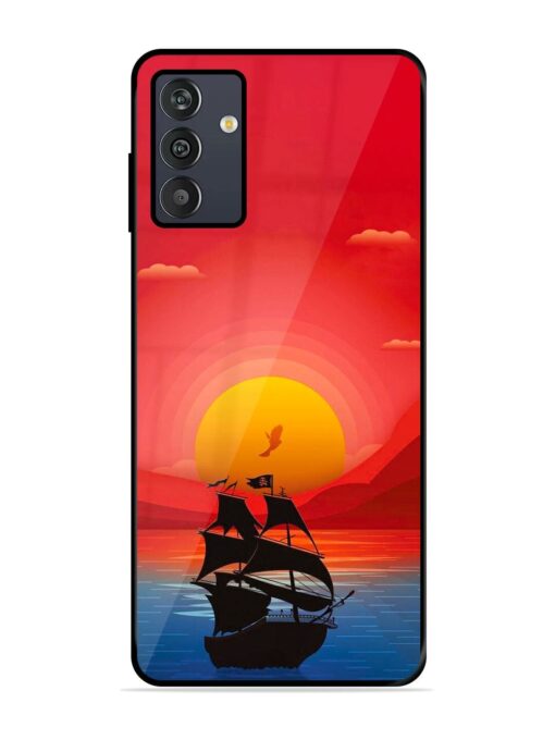 Sunset Sail Glossy Metal Phone Cover for Samsung Galaxy M13 (4G)