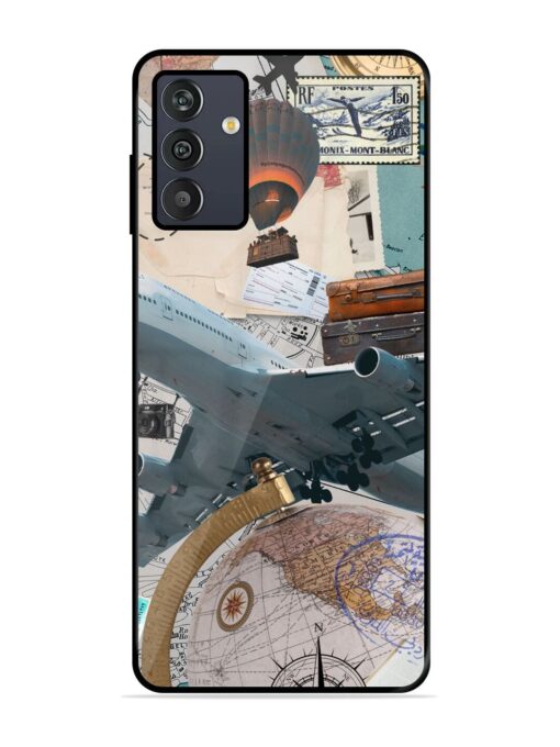 Adventure Awaits Glossy Metal Phone Cover for Samsung Galaxy M13 (4G)