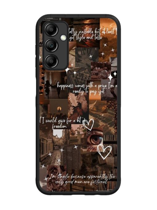 Melancholy Aesthetic Glossy Metal Phone Cover for Samsung Galaxy M14 (5G) Zapvi