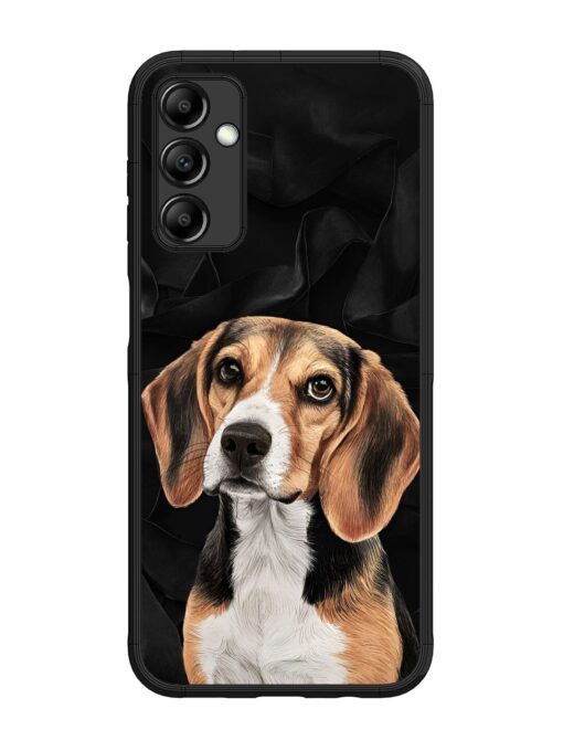 Beagle Portrait Glossy Metal Phone Cover for Samsung Galaxy M14 (5G) Zapvi