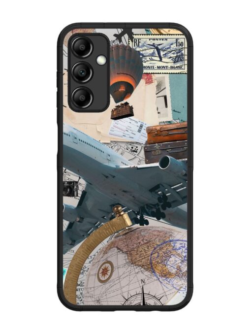 Adventure Awaits Glossy Metal Phone Cover for Samsung Galaxy M14 (5G) Zapvi