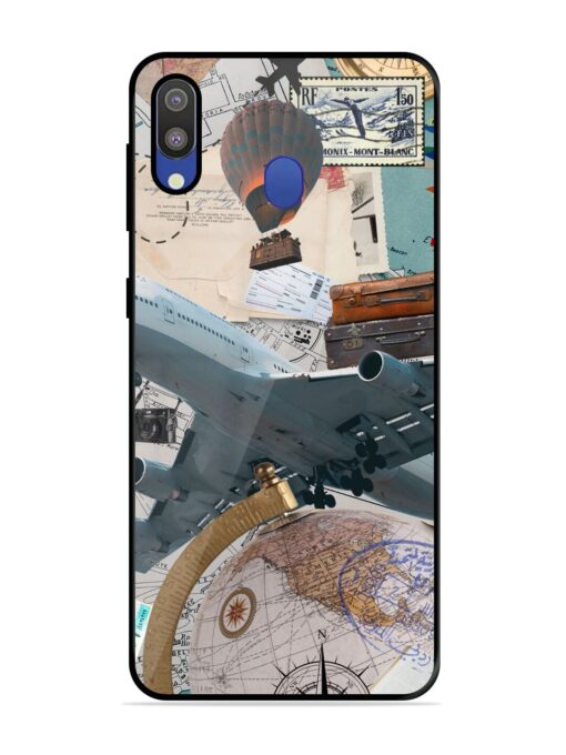 Adventure Awaits Glossy Metal Phone Cover for Samsung Galaxy M20