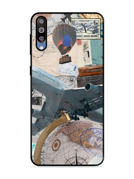 Adventure Awaits Glossy Metal Phone Cover for Samsung Galaxy M30