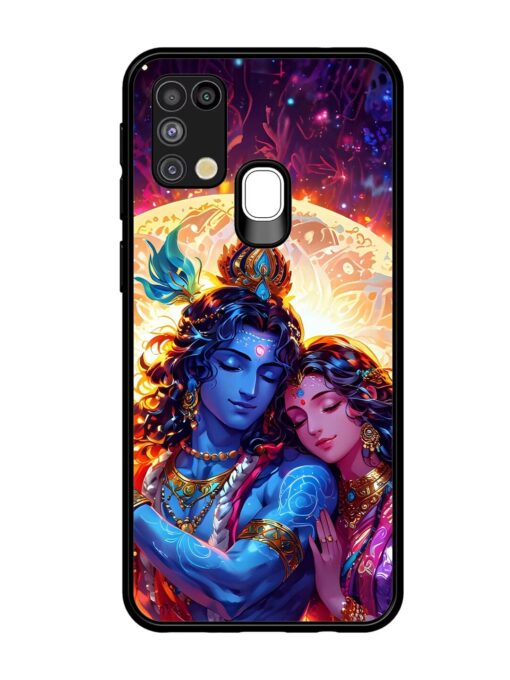 Radha Krishna Art Glossy Metal Phone Cover for Samsung Galaxy M31 Zapvi