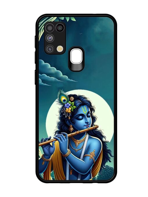 Krishna's Divine Flute Glossy Metal Phone Cover for Samsung Galaxy M31