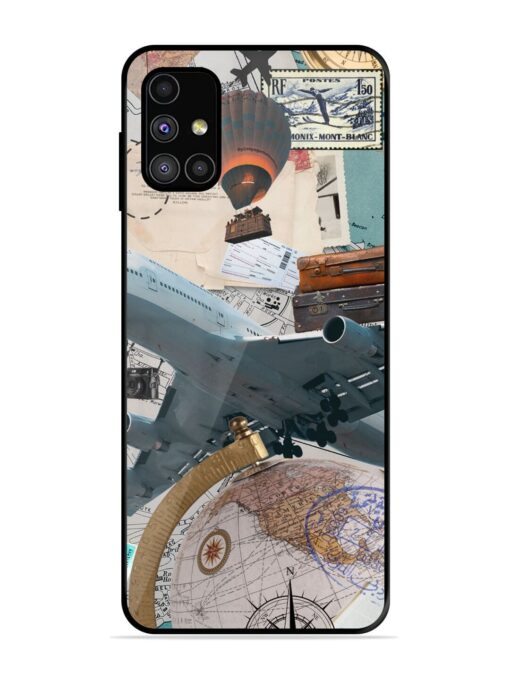 Adventure Awaits Glossy Metal Phone Cover for Samsung Galaxy M31S Zapvi