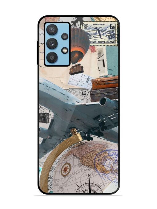 Adventure Awaits Glossy Metal Phone Cover for Samsung Galaxy M32 (5G)