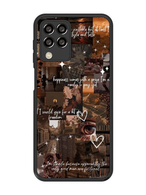 Melancholy Aesthetic Glossy Metal Phone Cover for Samsung Galaxy M33 (5G) Zapvi