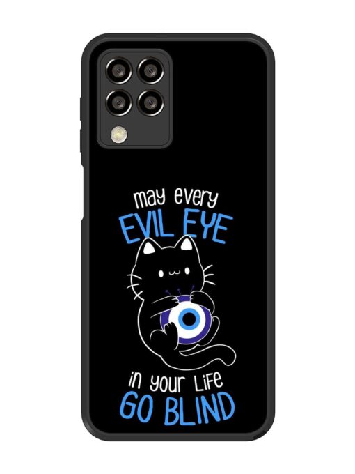 May every evil eye in your life go blind Glossy Metal Phone Cover for Samsung Galaxy M33 (5G) Zapvi