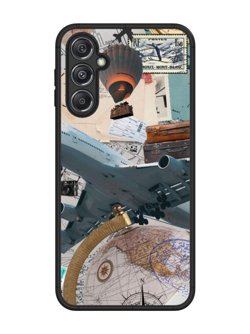 Adventure Awaits Glossy Metal Phone Cover for Samsung Galaxy M34 (5G) Zapvi