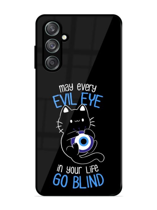 May every evil eye in your life go blind Glossy Metal Phone Cover for Samsung Galaxy M35 (5G) Zapvi