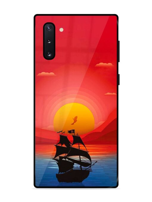 Sunset Sail Glossy Metal Phone Cover for Samsung Galaxy Note 10