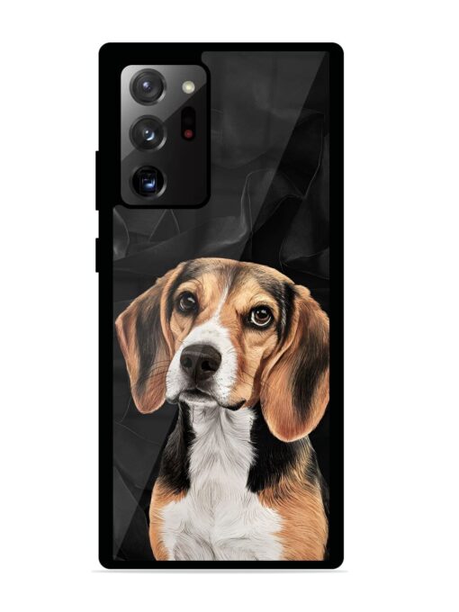 Beagle Portrait Glossy Metal Phone Cover for Samsung Galaxy Note 20 Ultra