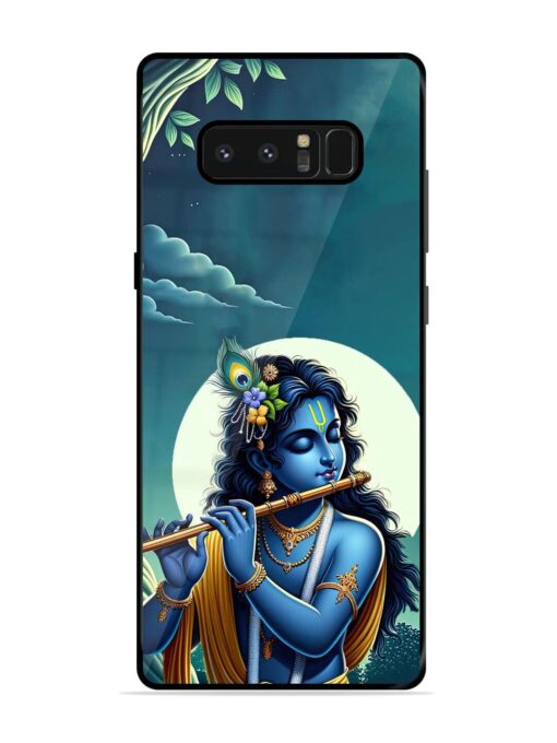 Krishna's Divine Flute Glossy Metal Phone Cover for Samsung Galaxy Note 8 Zapvi