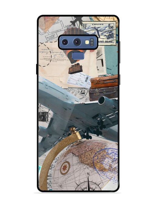 Adventure Awaits Glossy Metal Phone Cover for Samsung Galaxy Note 9 Zapvi