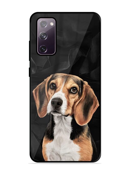 Beagle Portrait Glossy Metal Phone Cover for Samsung Galaxy S20 Fe (5G) Zapvi