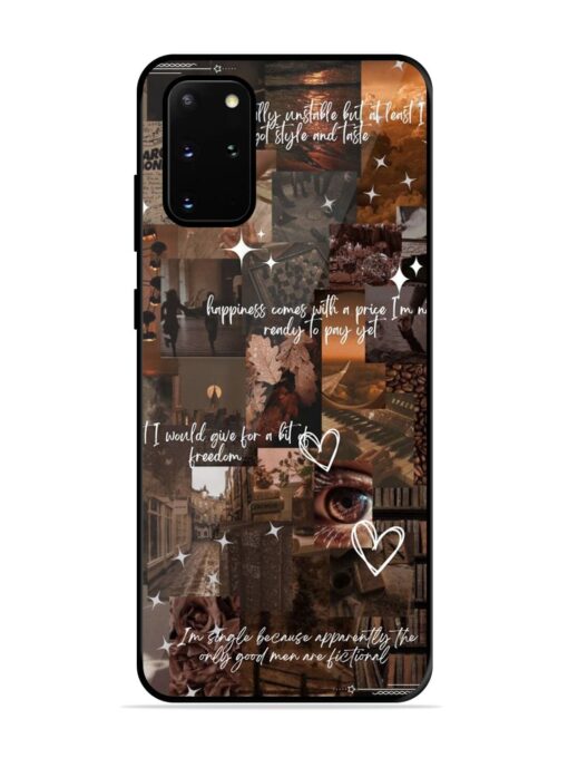 Melancholy Aesthetic Glossy Metal Phone Cover for Samsung Galaxy S20 Plus Zapvi