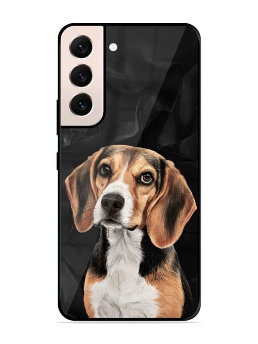 Beagle Portrait Glossy Metal Phone Cover for Samsung Galaxy S21 (5G) Zapvi