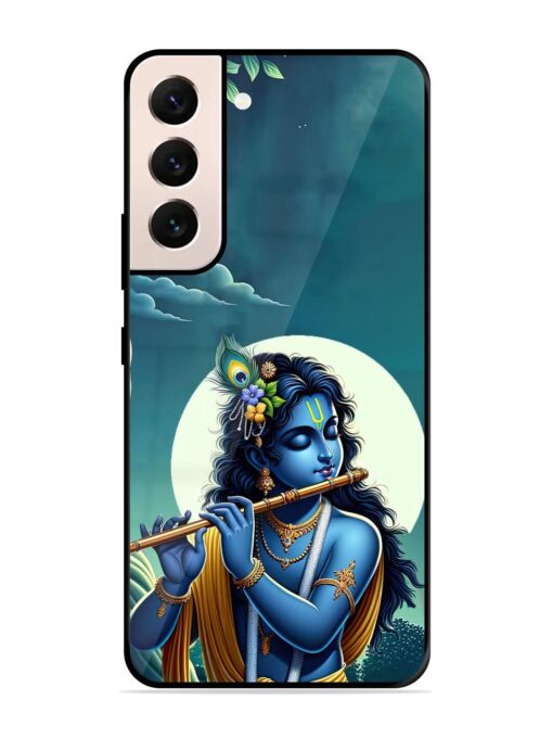 Krishna's Divine Flute Glossy Metal Phone Cover for Samsung Galaxy S21 (5G) Zapvi