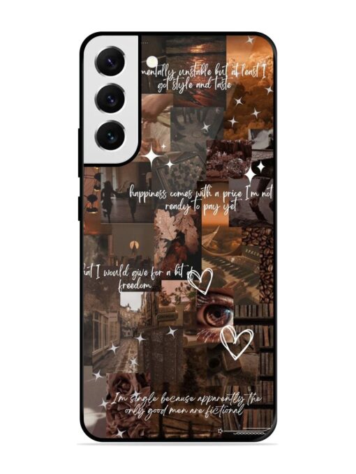 Melancholy Aesthetic Glossy Metal Phone Cover for Samsung Galaxy S21 Fe (5G) Zapvi