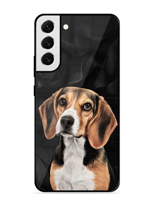 Beagle Portrait Glossy Metal Phone Cover for Samsung Galaxy S21 Fe (5G) Zapvi