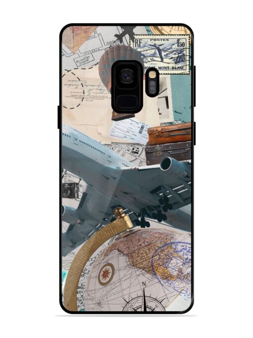 Adventure Awaits Glossy Metal Phone Cover for Samsung Galaxy S9 Zapvi