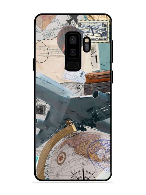 Adventure Awaits Glossy Metal Phone Cover for Samsung Galaxy S9 Plus Zapvi