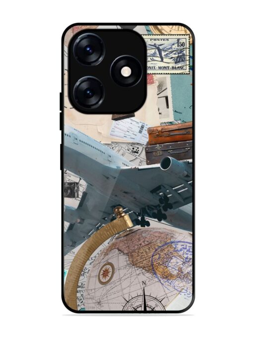 Adventure Awaits Glossy Metal Phone Cover for Tecno Spark 10 (5G) Zapvi