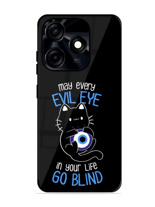 May every evil eye in your life go blind Glossy Metal Phone Cover for Tecno Spark 10C Zapvi