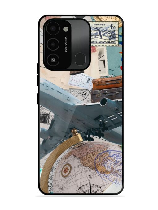 Adventure Awaits Glossy Metal Phone Cover for Tecno Spark Go (2022) Zapvi