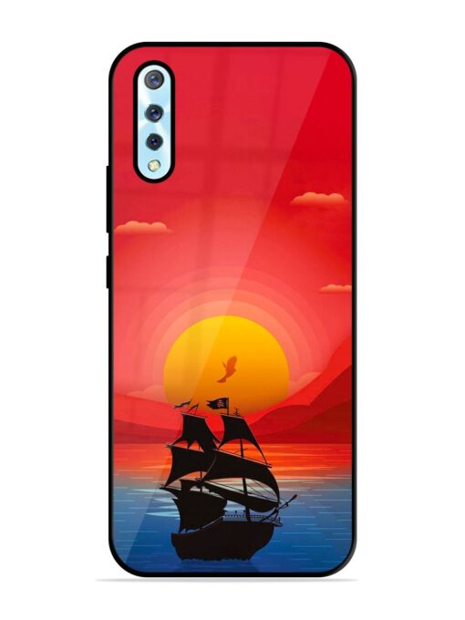 Sunset Sail Glossy Metal Phone Cover for Vivo S1 Zapvi