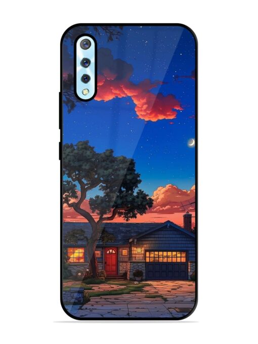 Serene Suburban Twilight Glossy Metal Phone Cover for Vivo S1 Zapvi