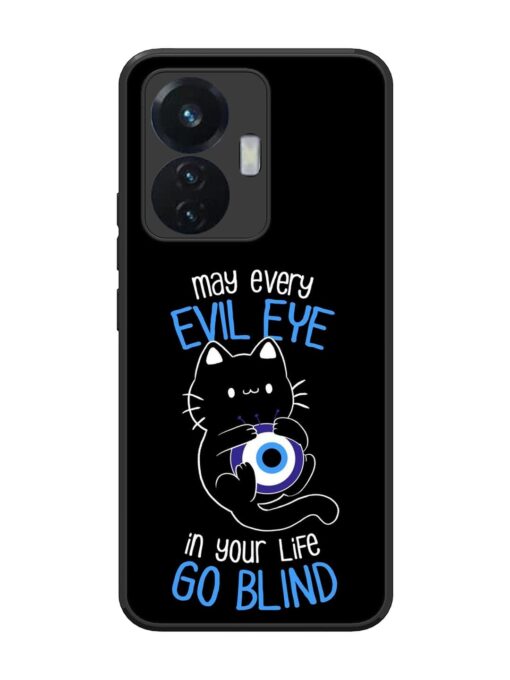 May every evil eye in your life go blind Glossy Metal Phone Cover for Vivo T1 (44W) Zapvi