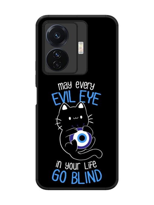 May every evil eye in your life go blind Glossy Metal Phone Cover for Vivo T1 Pro (5G) Zapvi