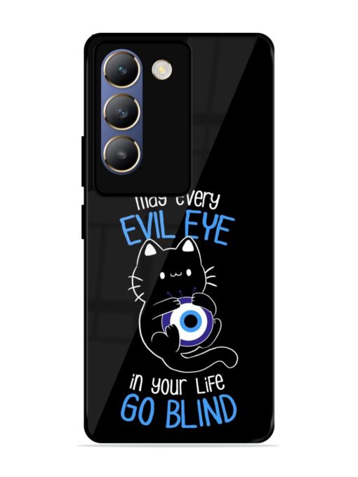 May every evil eye in your life go blind Glossy Metal Phone Cover for Vivo T3 (5G) Zapvi