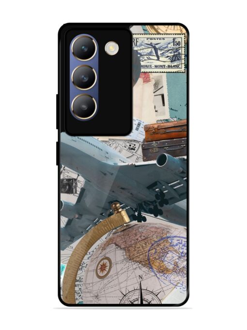 Adventure Awaits Glossy Metal Phone Cover for Vivo T3 (5G) Zapvi