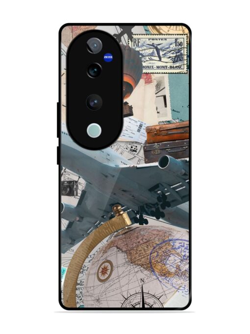 Adventure Awaits Glossy Metal Phone Cover for Vivo T3 Ultra (5G)