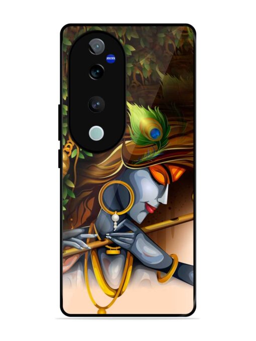 Krishna Glossy Metal Phone Cover for Vivo T3 Ultra (5G)