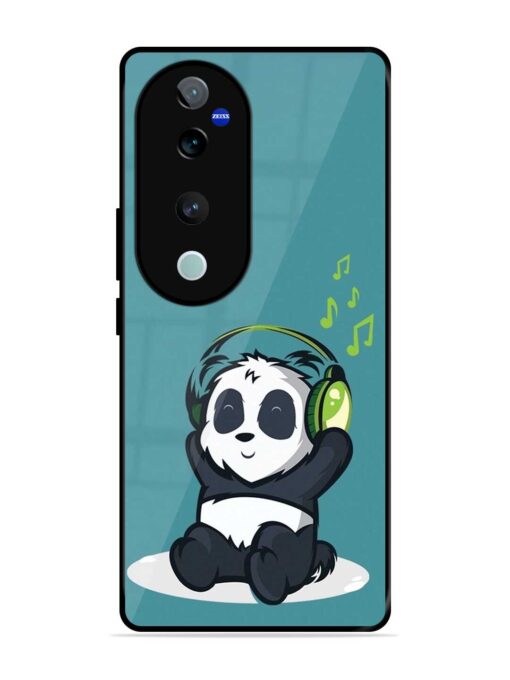 Music Panda Glossy Metal Phone Cover for Vivo T3 Ultra (5G)