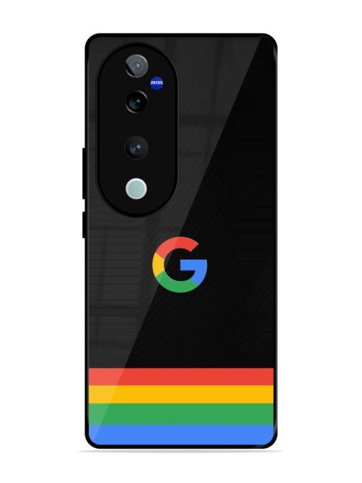 Google Logo Art Glossy Metal Phone Cover for Vivo T3 Ultra (5G)