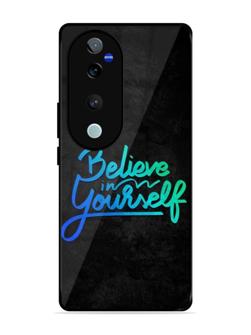 Believe In Yourself Glossy Metal Phone Cover for Vivo T3 Ultra (5G)