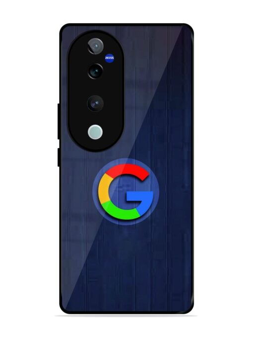 Google Logo Printed Glossy Metal TPU Phone Cover for Vivo T3 Ultra (5G)