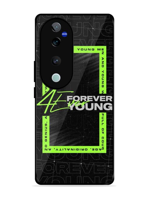 Forever Young Glossy Metal Phone Cover for Vivo T3 Ultra (5G)