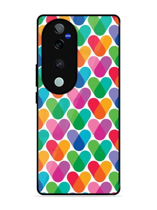 Overlapping Colors Colorful Glossy Metal TPU Phone Cover for Vivo T3 Ultra (5G)