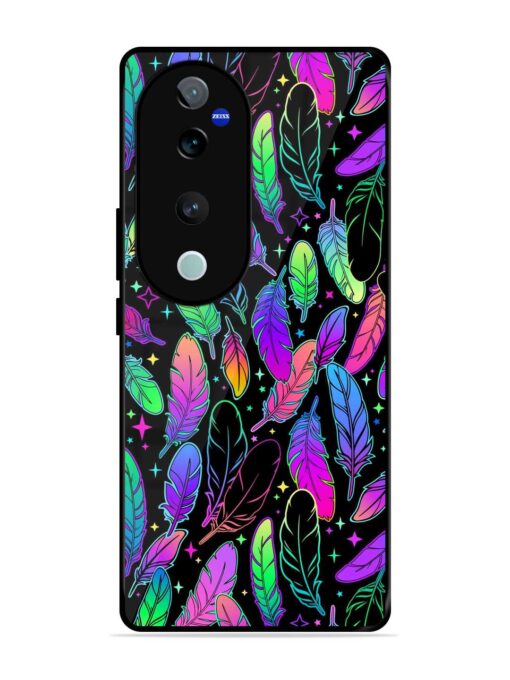 Bright Multi Colored Seamless Glossy Metal Phone Cover for Vivo T3 Ultra (5G)