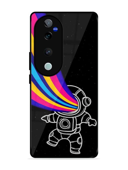 Astronaut Glossy Metal TPU Phone Cover for Vivo T3 Ultra (5G)