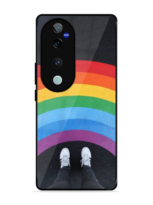 Legs Rainbow Glossy Metal TPU Phone Cover for Vivo T3 Ultra (5G)