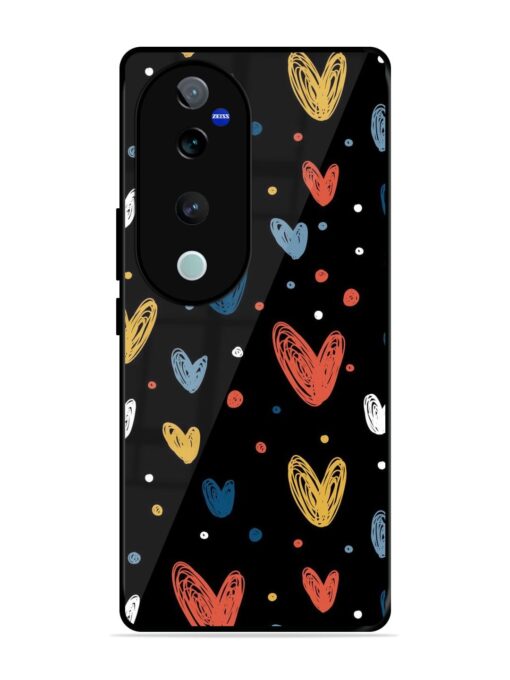 Happy Valentines Day Glossy Metal TPU Phone Cover for Vivo T3 Ultra (5G)