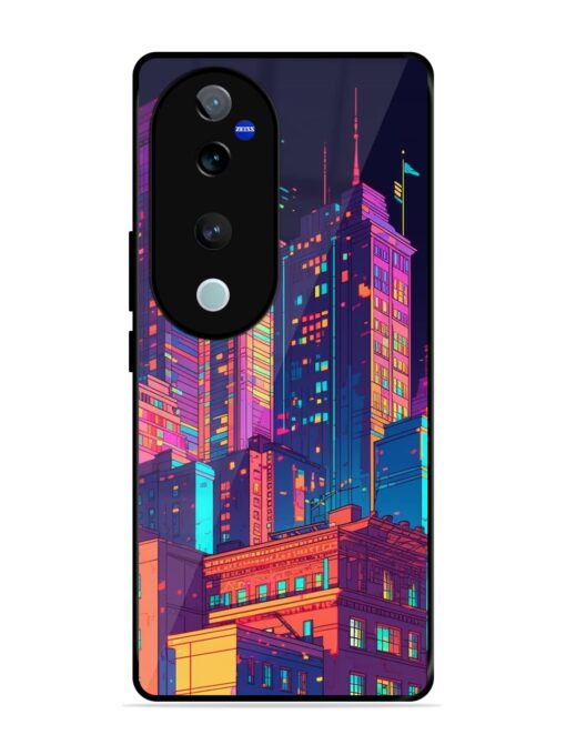 City View Glossy Metal Phone Cover for Vivo T3 Ultra (5G)